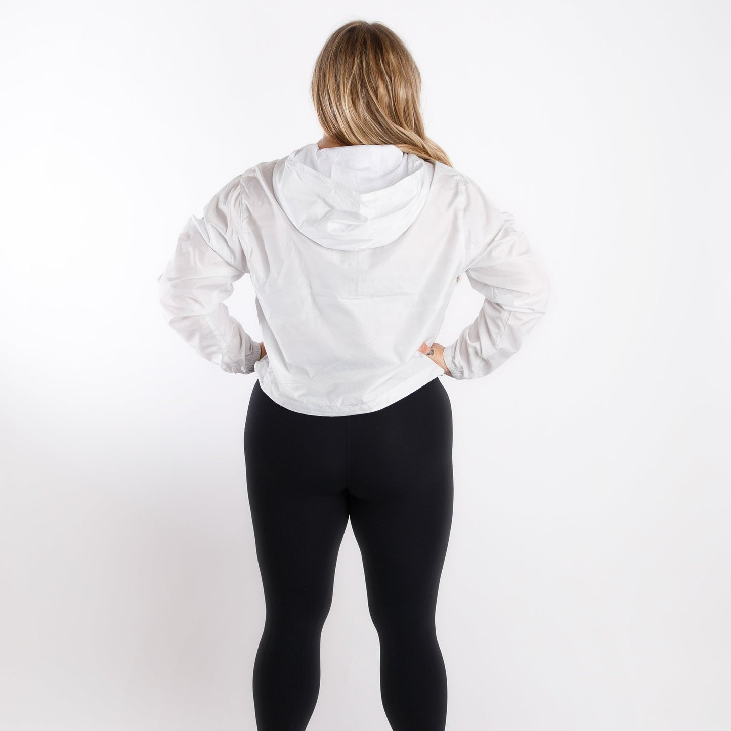 VNCNT Crop Windbreaker - White Camo