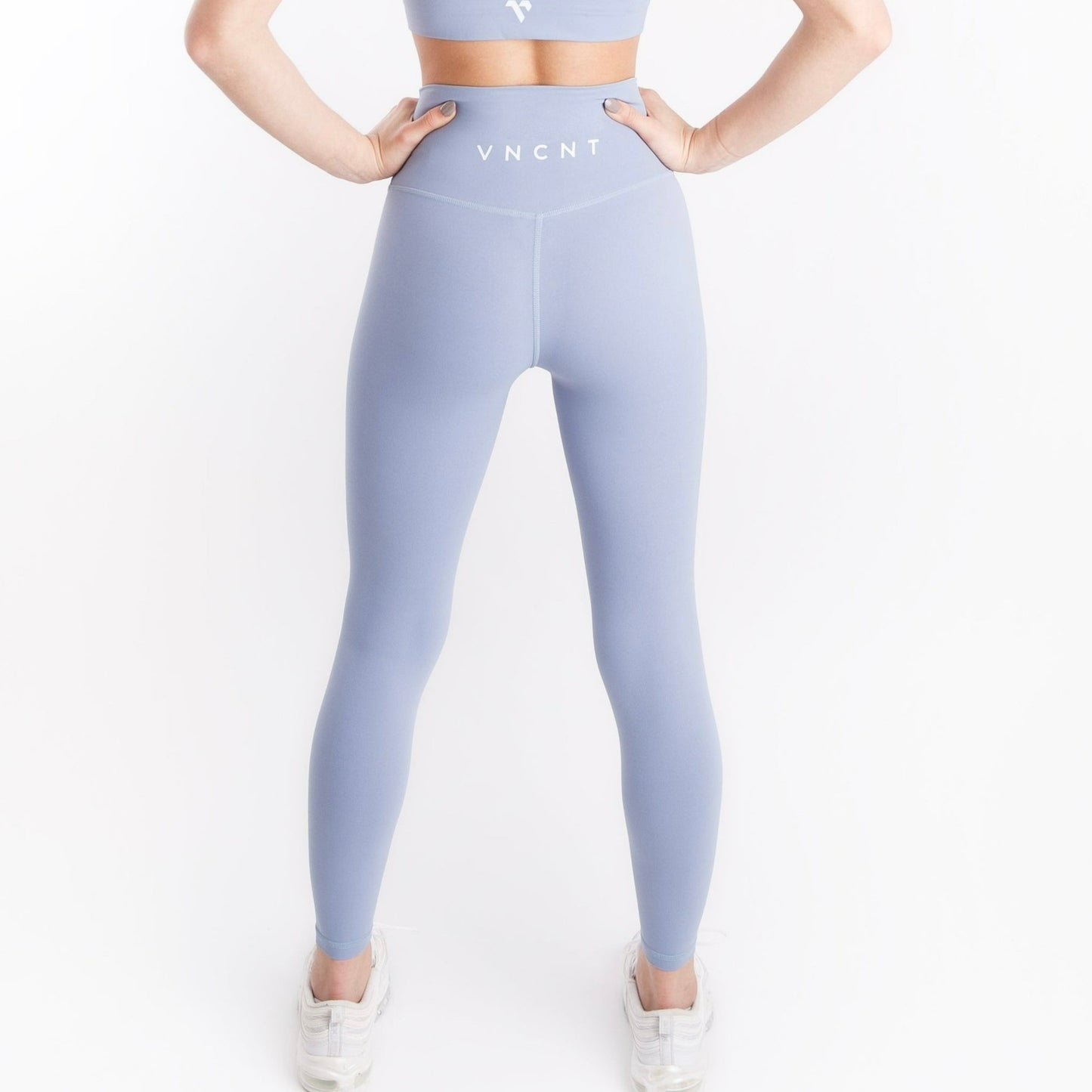 Endurance High Waist Pocket Legging - Grey/Blue