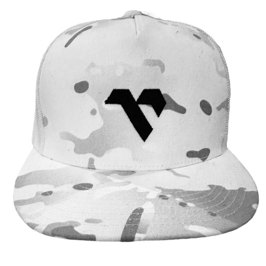 White Camo - SnapBack Hat