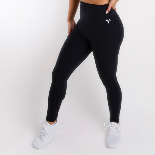 Ruby's Seamless Scrunch Leggings- Jet Black