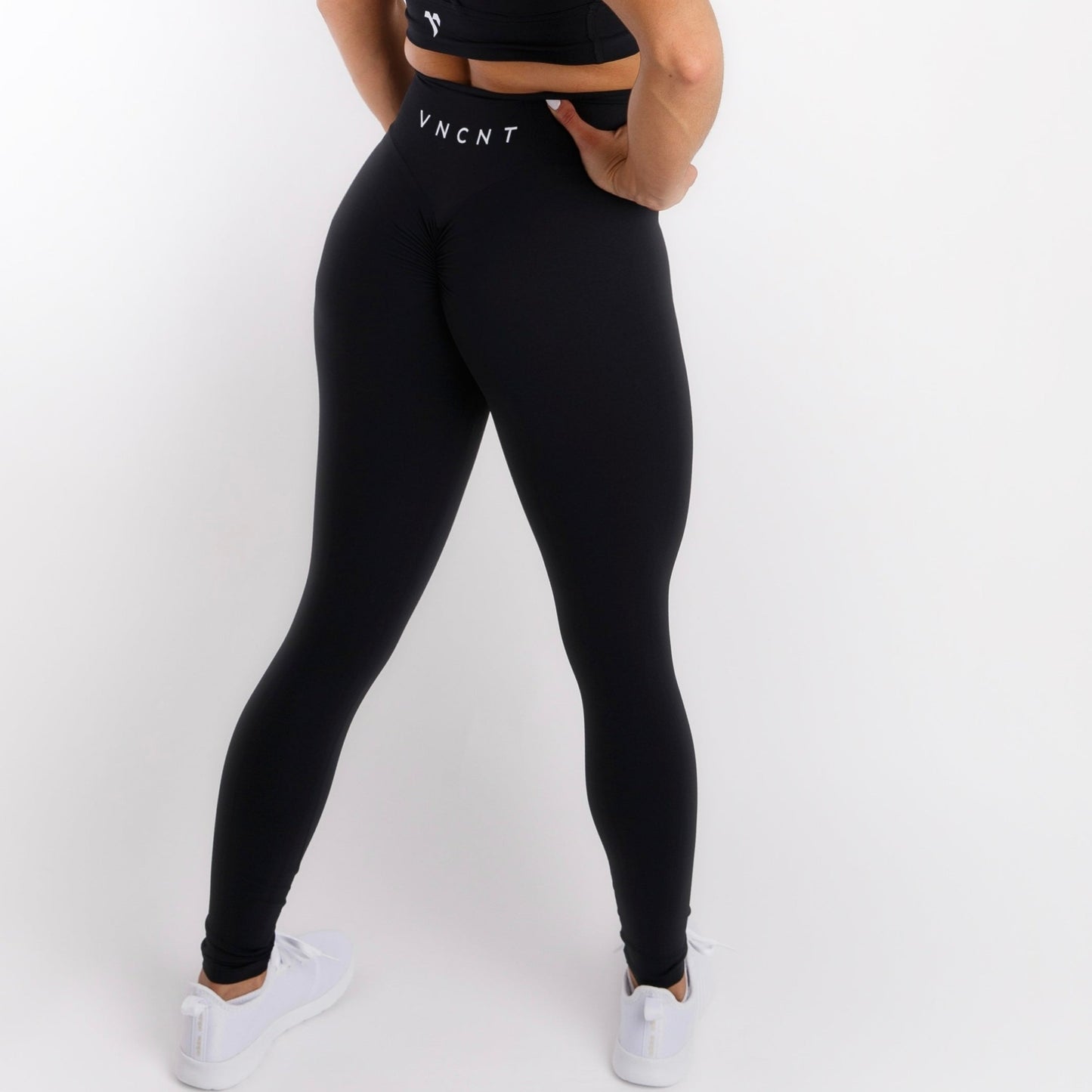 Ruby's Seamless Scrunch Leggings- Jet Black