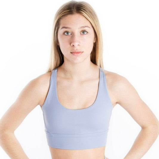 Endurance Sport Cross Bra - Grey/Blue